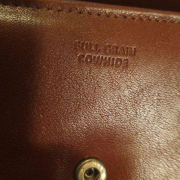 Vintage Leather Womens Wallet with Checkbook Holder - Picture 11 of 11